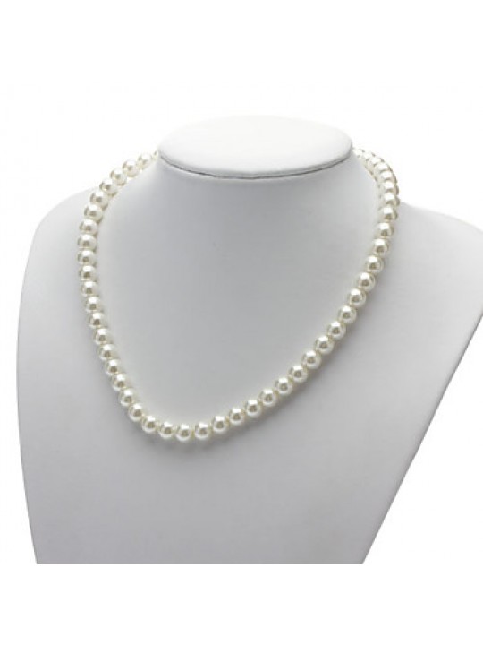 Necklace Chain Necklaces Jewelry Daily Fashion Pearl White 1pc Gift