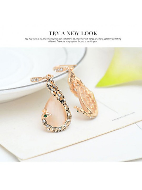 Women Vintage / Party Rose Gold Plated Necklace / Earrings Sets  