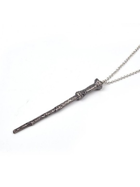 Women's Harry Potter Magic Wand Voldemort Bell Necklace