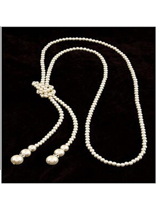 Ivory Strands Necklaces Imitation Pearl Wedding / Party / Daily / Casual Jewelry