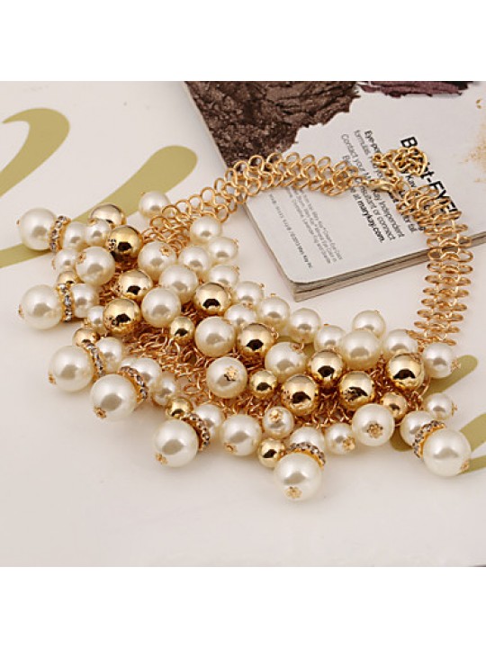 Vintage/Party/Work/Casual Alloy/Imitation Pearl Statement