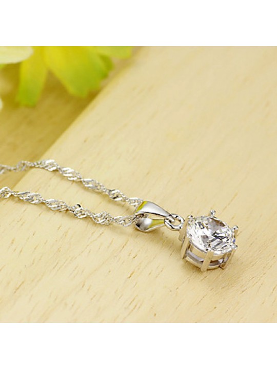 Jewelry Pendant Necklaces 925 Sterling Silver Sterling Silver Women Silver Wedding Gifts