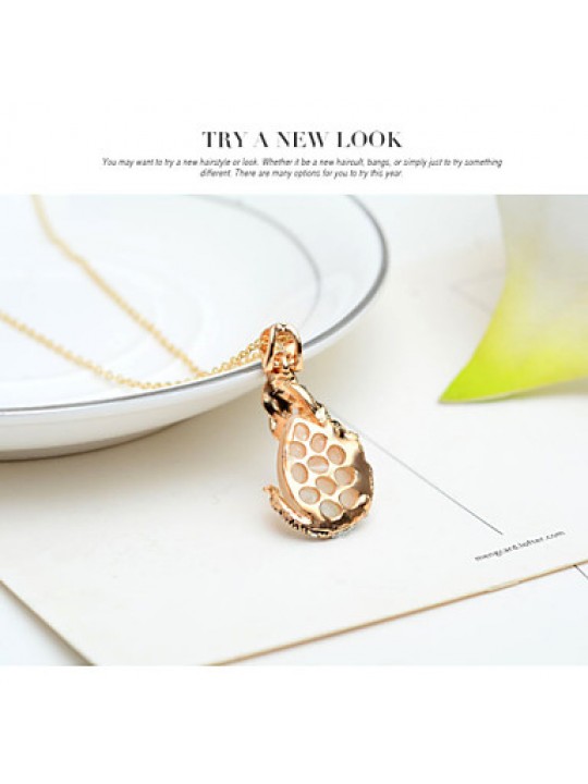 Women Vintage / Party Rose Gold Plated Necklace / Earrings Sets  