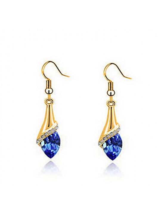 Fashion Austria Crystal Fairy Necklace Earrings Set  