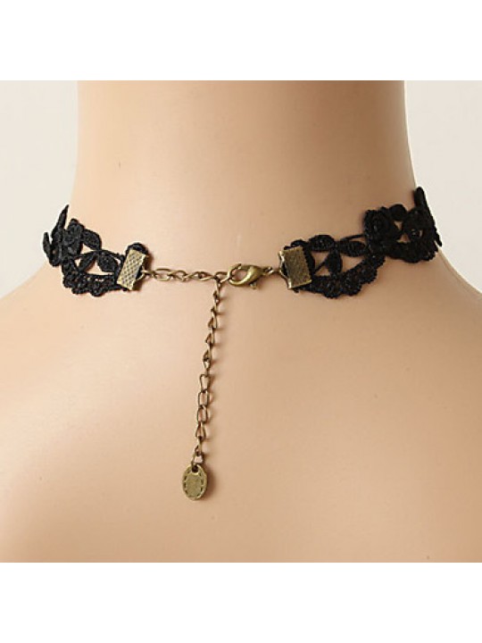 Jewelry Choker Necklaces Party Fabric Women Black Wedding Gifts