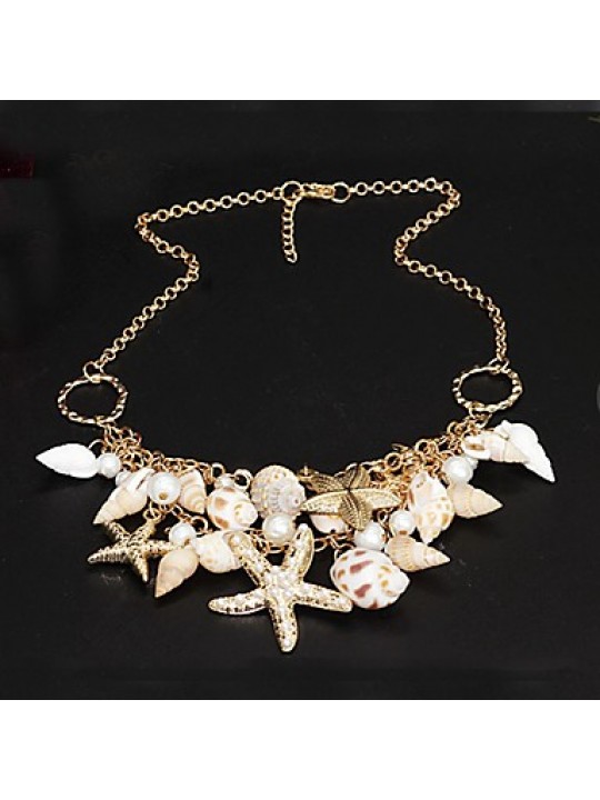 Necklace Statement Necklaces Jewelry Party / Daily Fashion Alloy Gold 1pc Gift